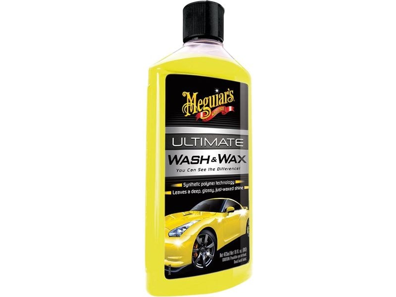Meguiar's Autoshampoo Ultimate Wash and Wax 473 ml Autoshampoo mit Wachsschutz