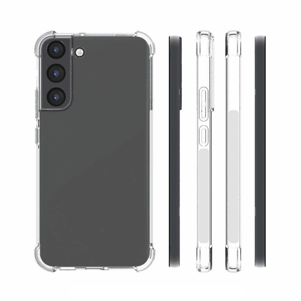 Samsung Galaxy S22 5G Gummi Hülle Air Cushion Fallschutz - Transparent