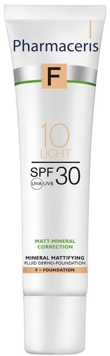 Pharmaceris F Mineral Mattifying Fluid Dermo-Foundation - Flere Varianter