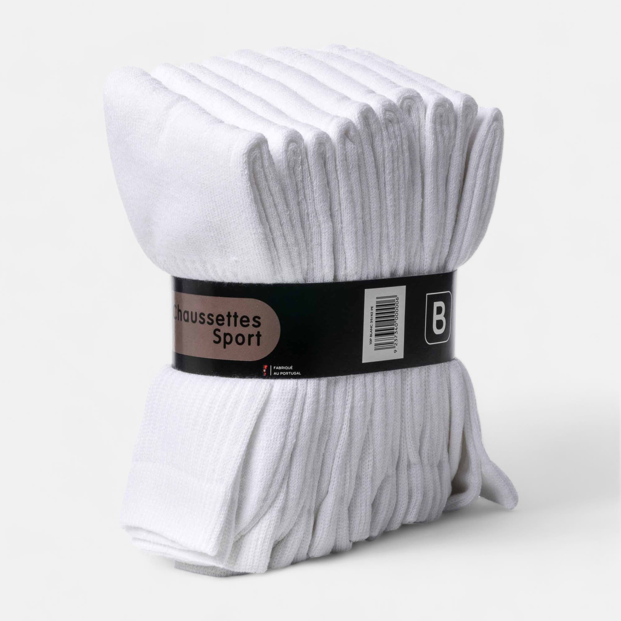 Chaussettes de sport Homme blanc