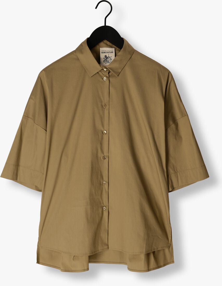SEMICOUTURE olijf semicouture blouse s4sk02 shirt