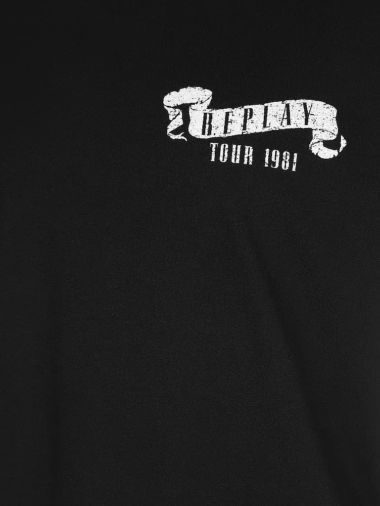 REPLAY T-Shirt schwarz
