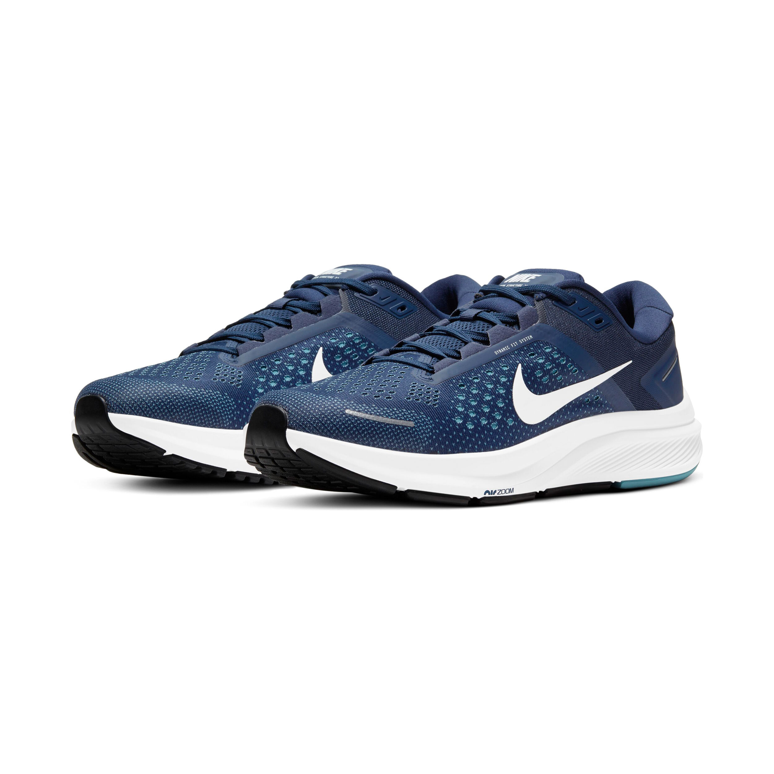 Nike Structure 23 Chaussure De Running Avec Stabilisateurs Hommes - Bleu , Blanc