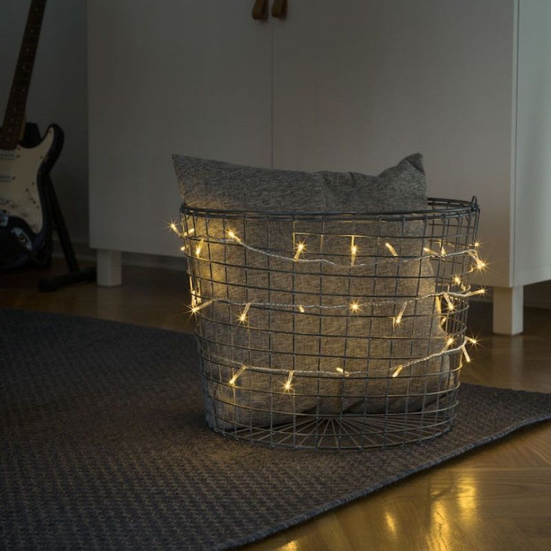 Konstsmide - 6352 - Snoerverlichting - Extra Warmwit - 35 Lamps - 238 cm - 24V