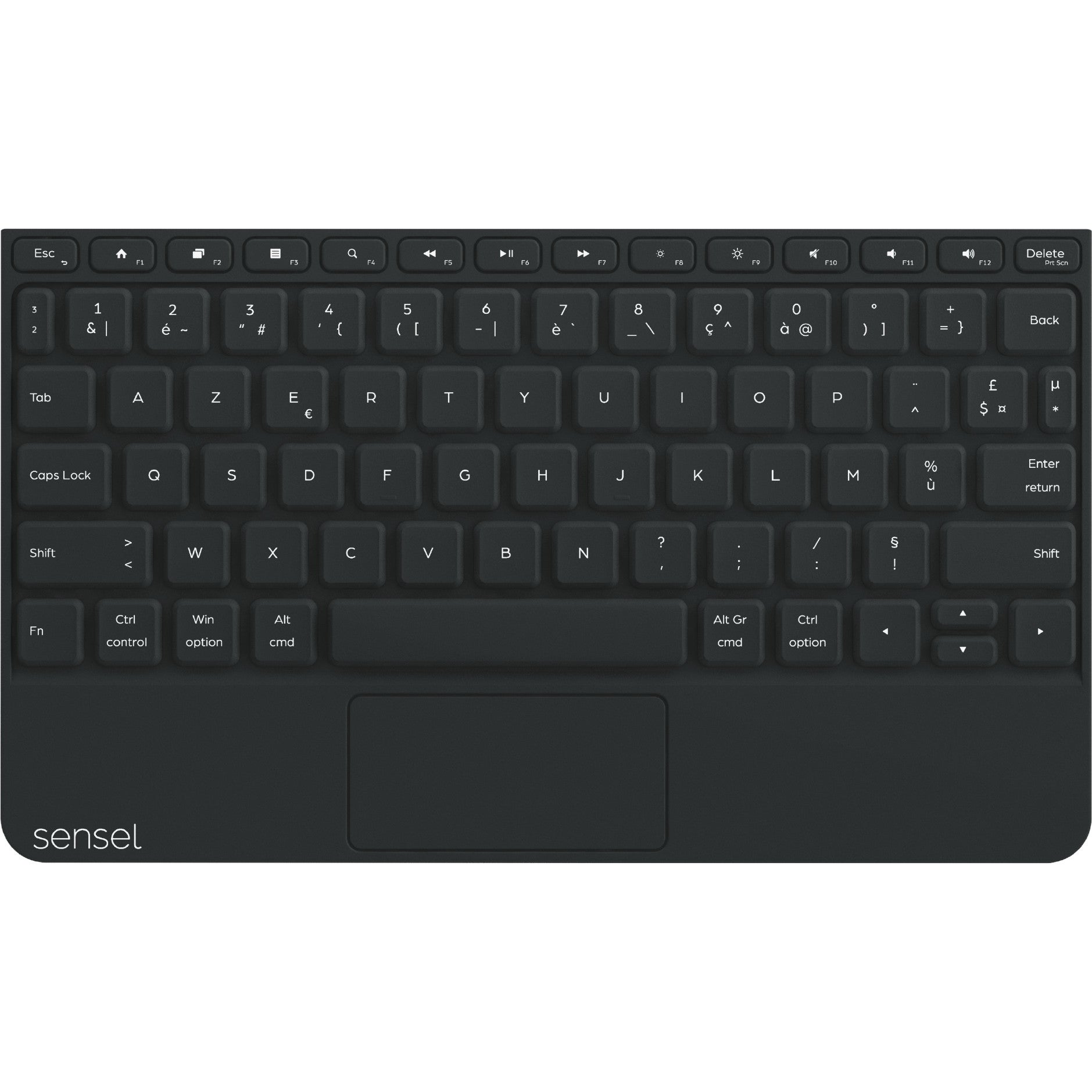 Sensel AZERTY Keyboard Overlay voor Morph controller