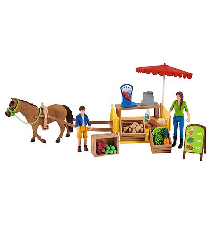 Schleich Farm WoRød - 34 x 23 - Mobil G?rdsplads 42528