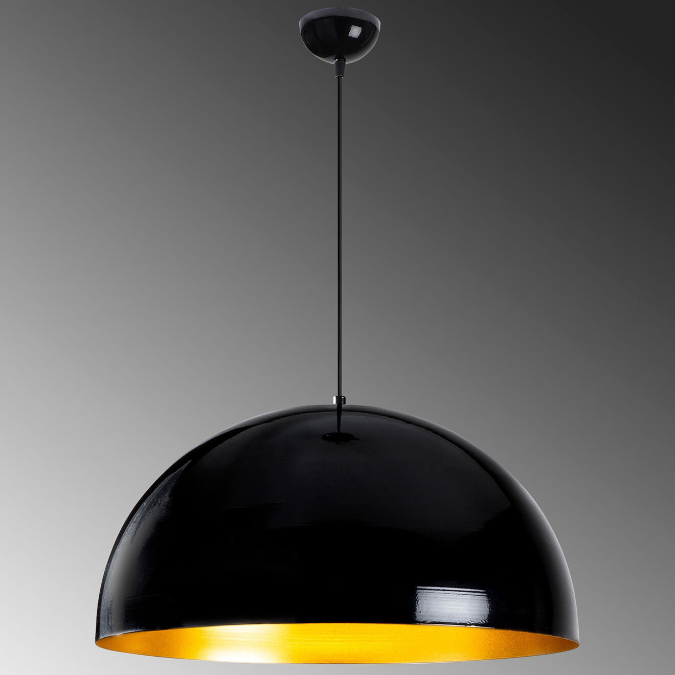 Opviq Suspension Berceste noire - 60x60x126 cm