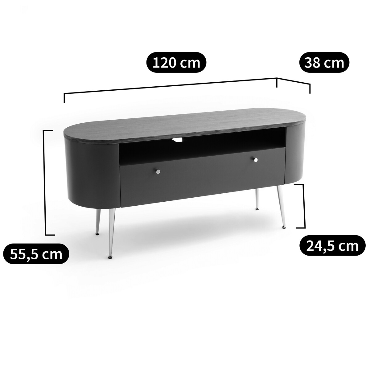 LA REDOUTE INTERIORS<br>Móveis de TV vintage Topim