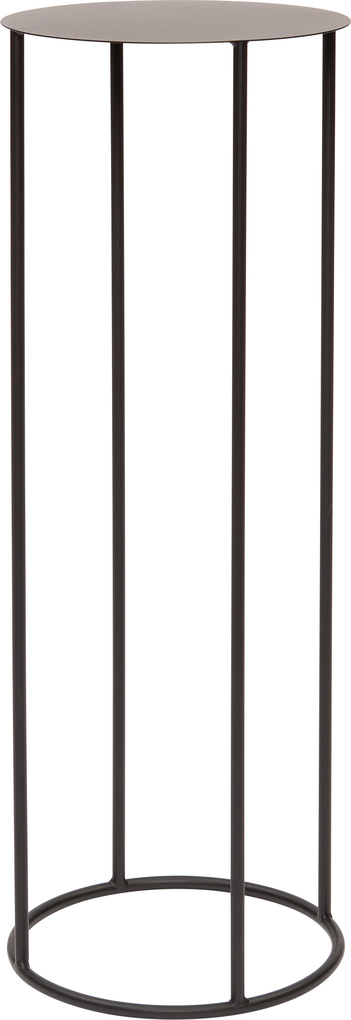 Intratuin bijzettafel Ava zwart D 30 H 80 cm