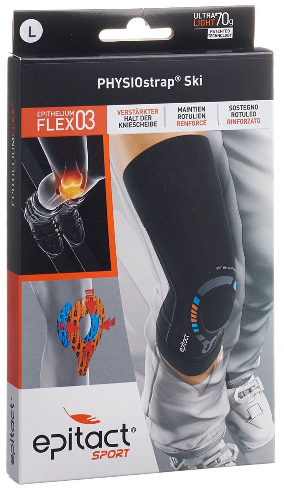 Epitact Sport Physiostrap Kniebandage SKI<br>1 Stück, M 38-41cm