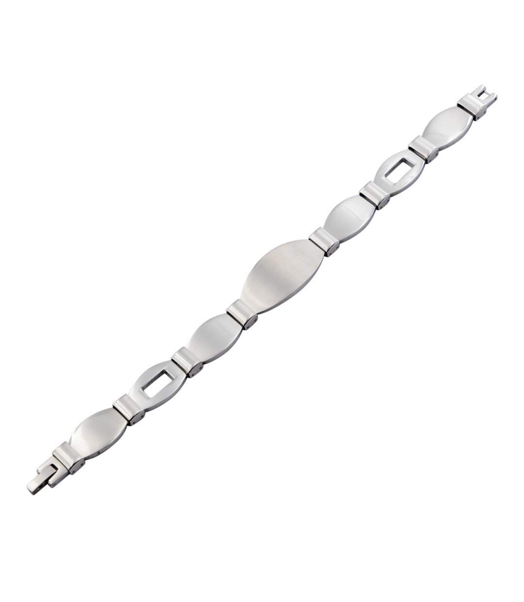Gourmette Bracelet Homme en Acier