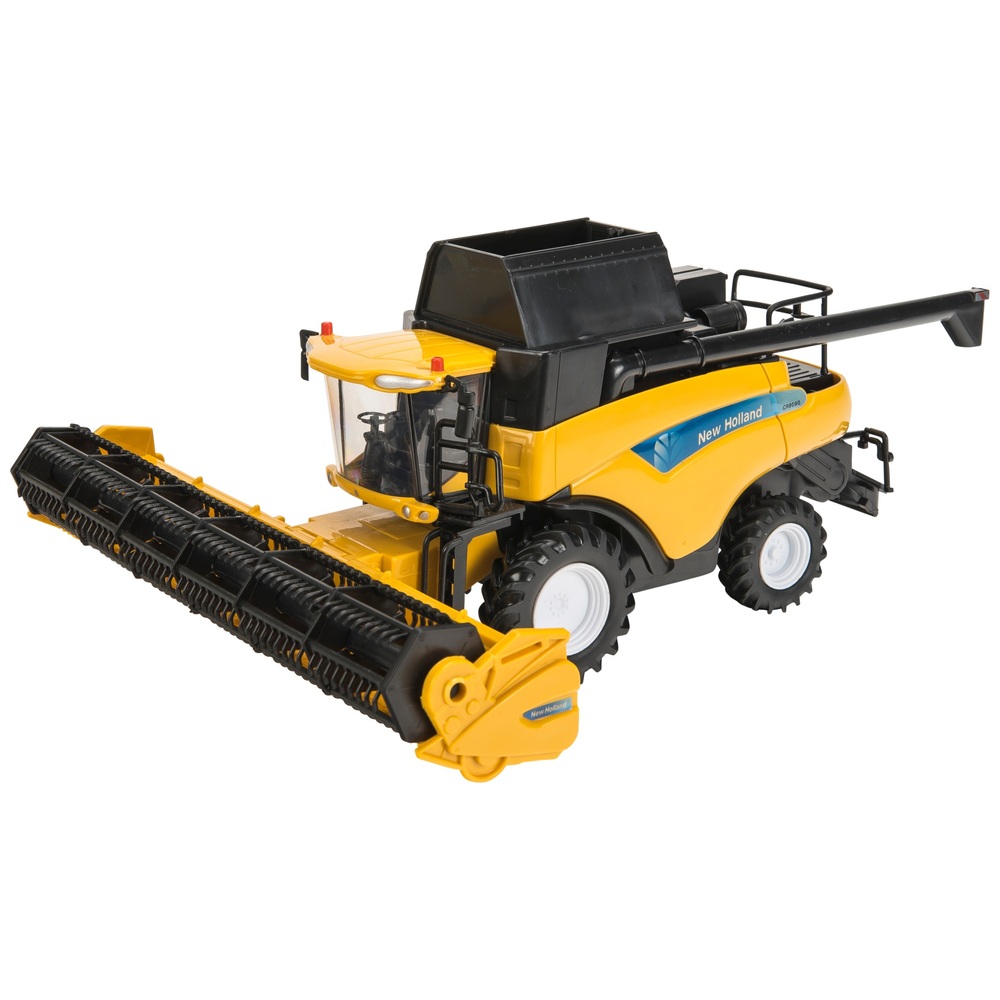 New Holland 1:32 Mähdrescher, Traktor & Getreidesilo-Set