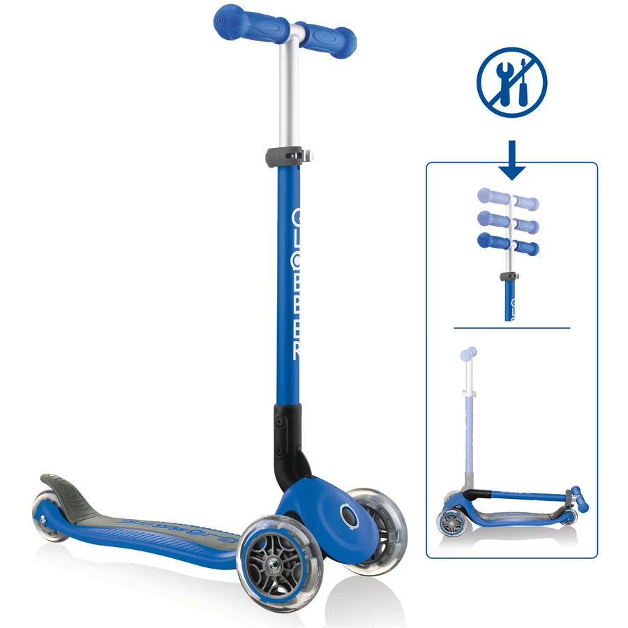 Globber Scooter Primo Foldable, navy-blau