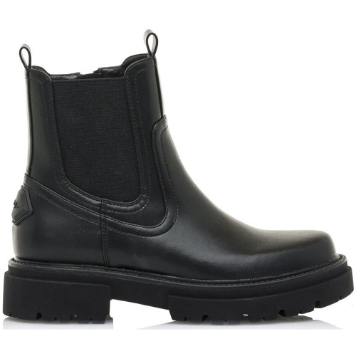 MTNG - MUSTANG BOTIN DE MUJER JOVEN ELASTICO Negro