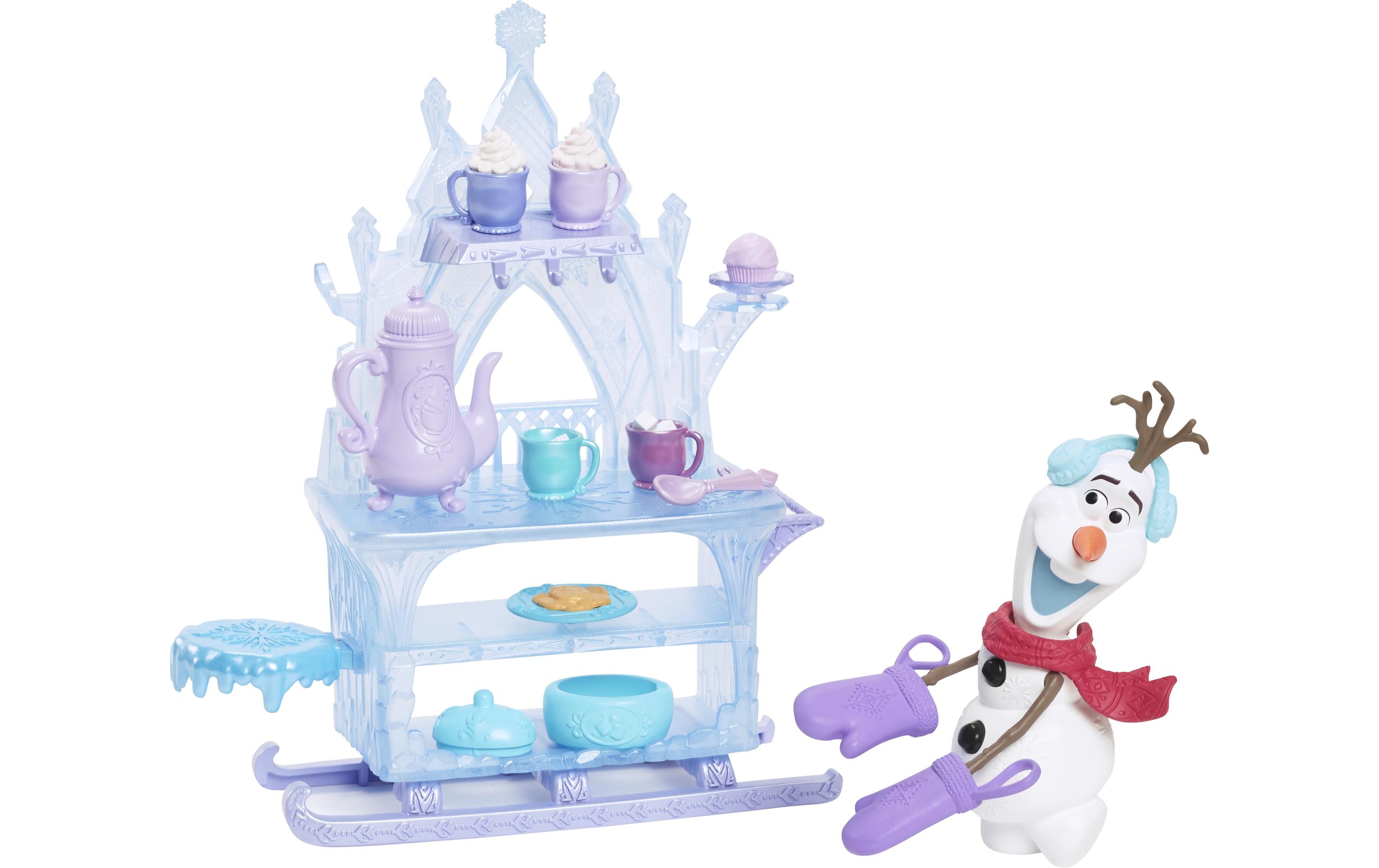 Disney Frozen Icy Ice Olaf CartOlaf Leckereien-Schlitten-Spielset mit Olaf-Puppe und über 15 Zubehörteilen