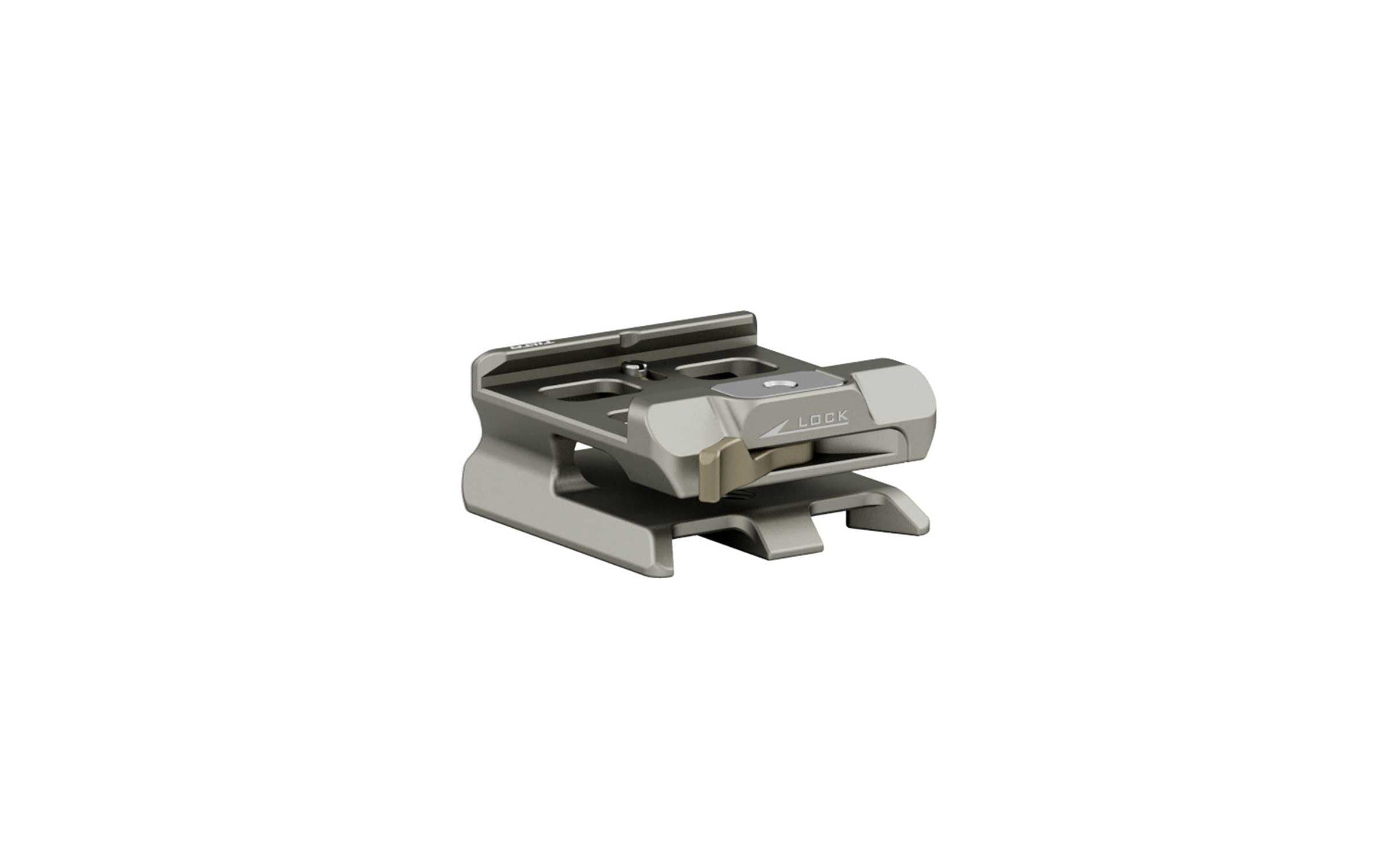 LWS Grundplattenadapter Typ II - Titanium GrayEntwickelt für die direkte Montage auf der Tilta Modular 15 mm LWS Grundplatte Typ II