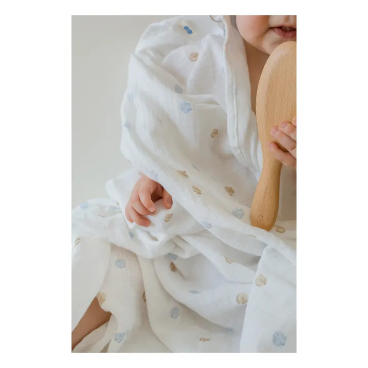 Soft Spot Lange d'emmaillotage en coton bio 120x120 cm | Seaside