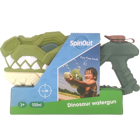 SpinOut dinosauer vandpistol