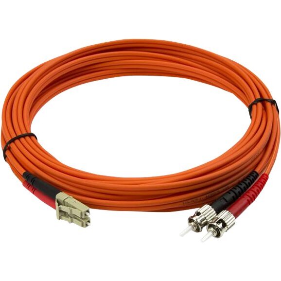 StarTech.com Câble Réseau - Jarretière Fibre Optique Duplex Multimode 50/125 OM2 LC - ST - LSZH - 5 m