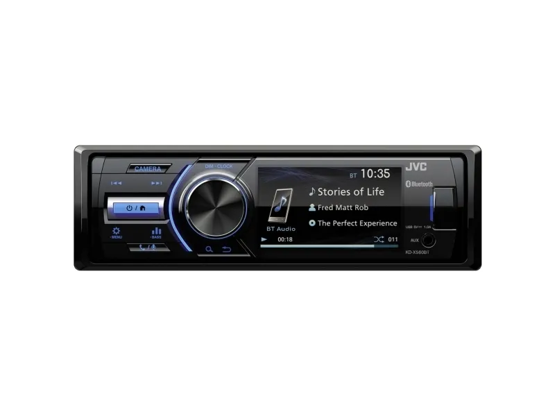 JVC KD-X560BT - Digital modtager - display - 3