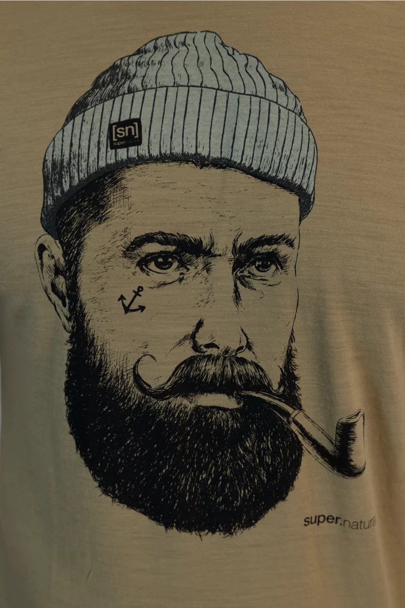 super.natural Sailor Merino Herren T-Shirt