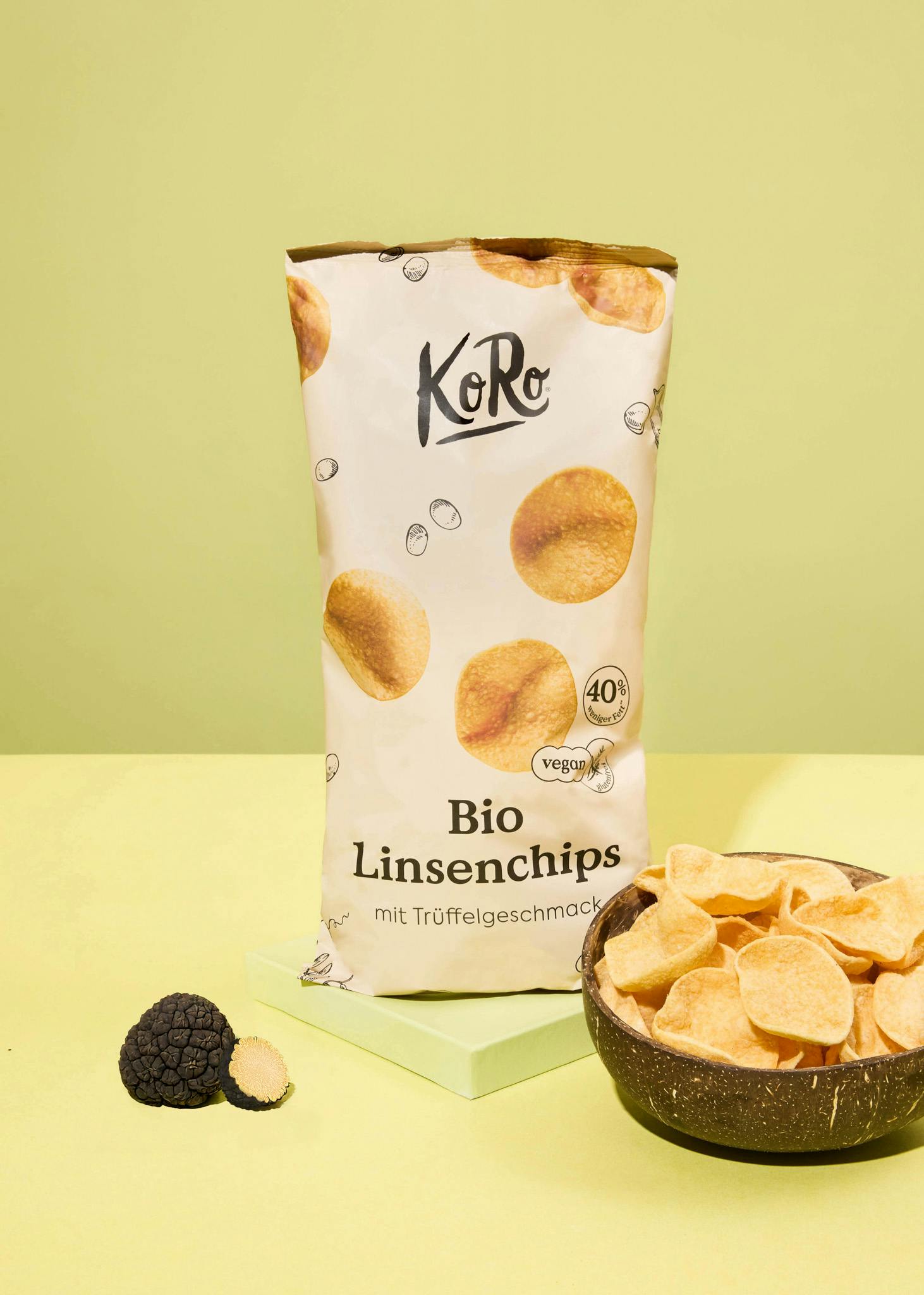 Bio Linsenchips mit Trüffelgeschmack 100 g