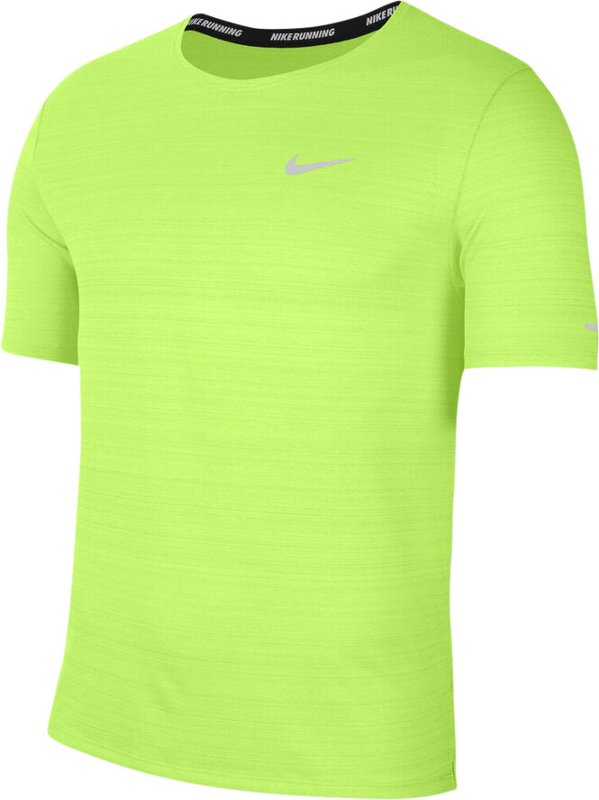 Nike Dri Fit Miler Lobe T Shirt Grøn