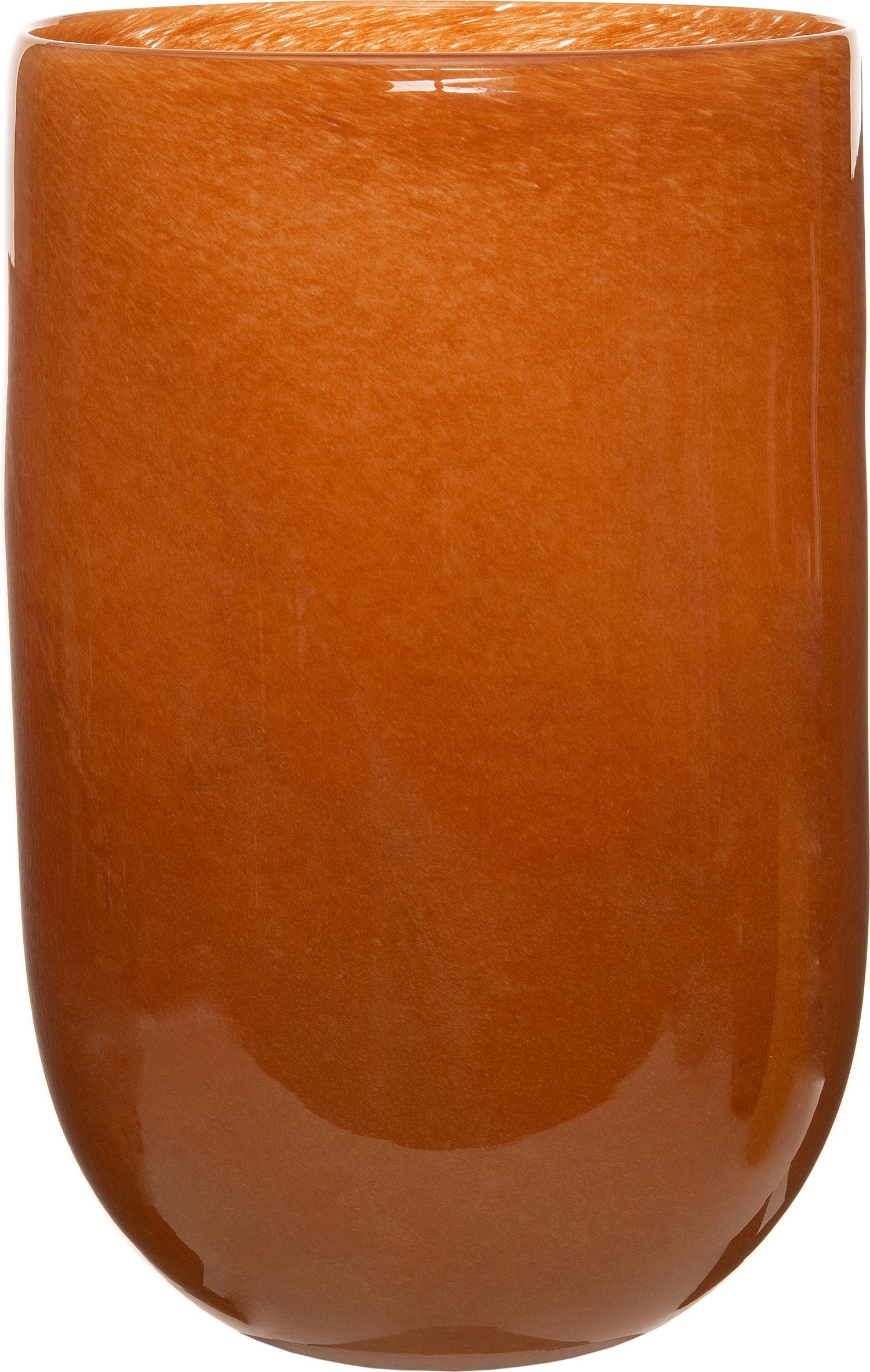 Intratuin vaas Selina oranje D 24 H 36,5 cm
