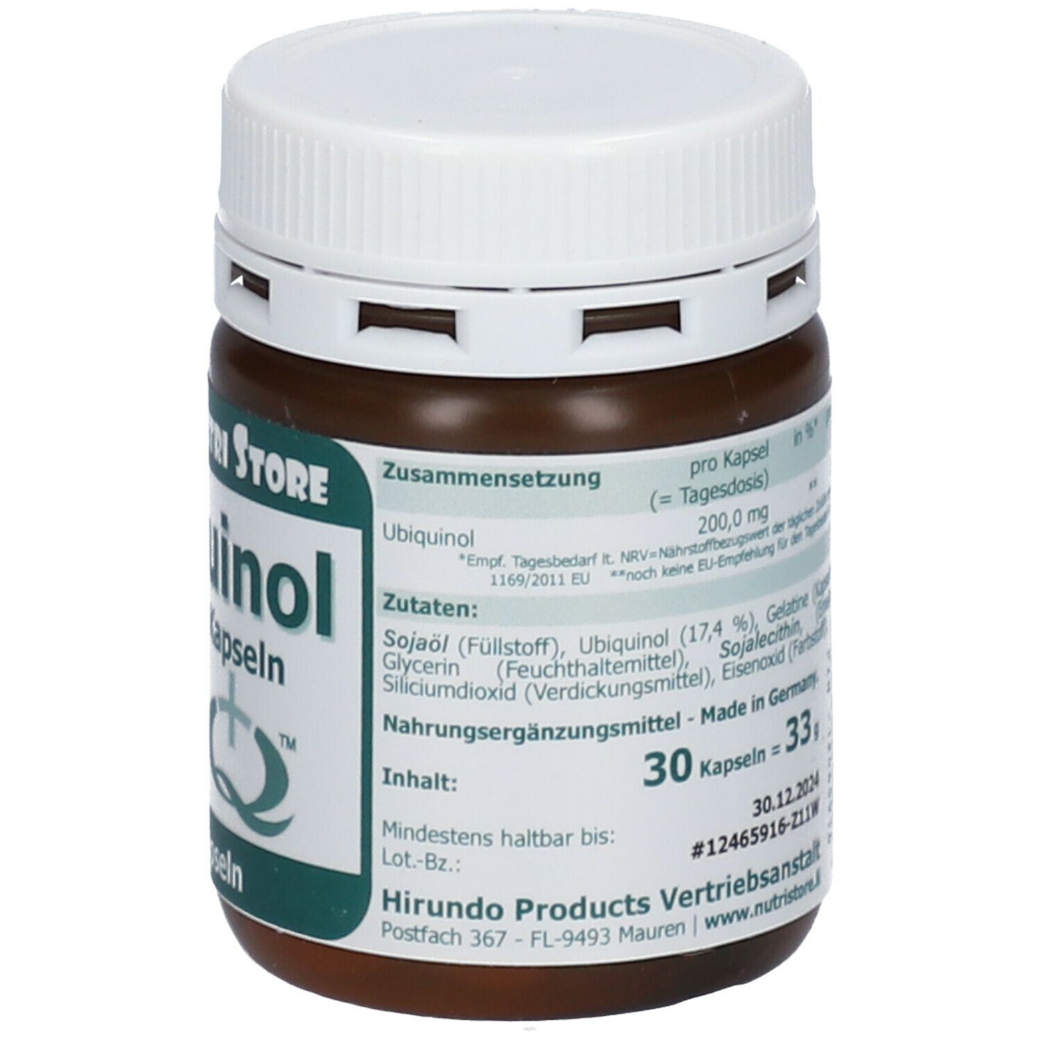 THE NUTRI STORE Ubiquinol 200 mg