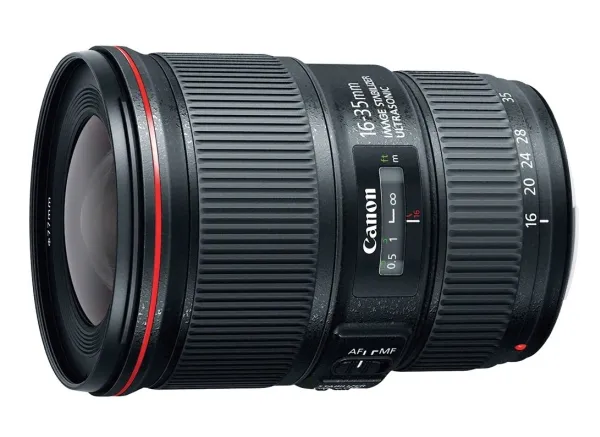 Canon EF - Vidvinkel zoom objektiv - 16 mm - 35 mm - f/4.0 L IS USM - Canon EF - for EOS 100, 1200, 6D, 70, 700, Kiss X6i, Kiss X7, Kiss X70, Kiss X7i, Rebel SL1, Rebel T5i