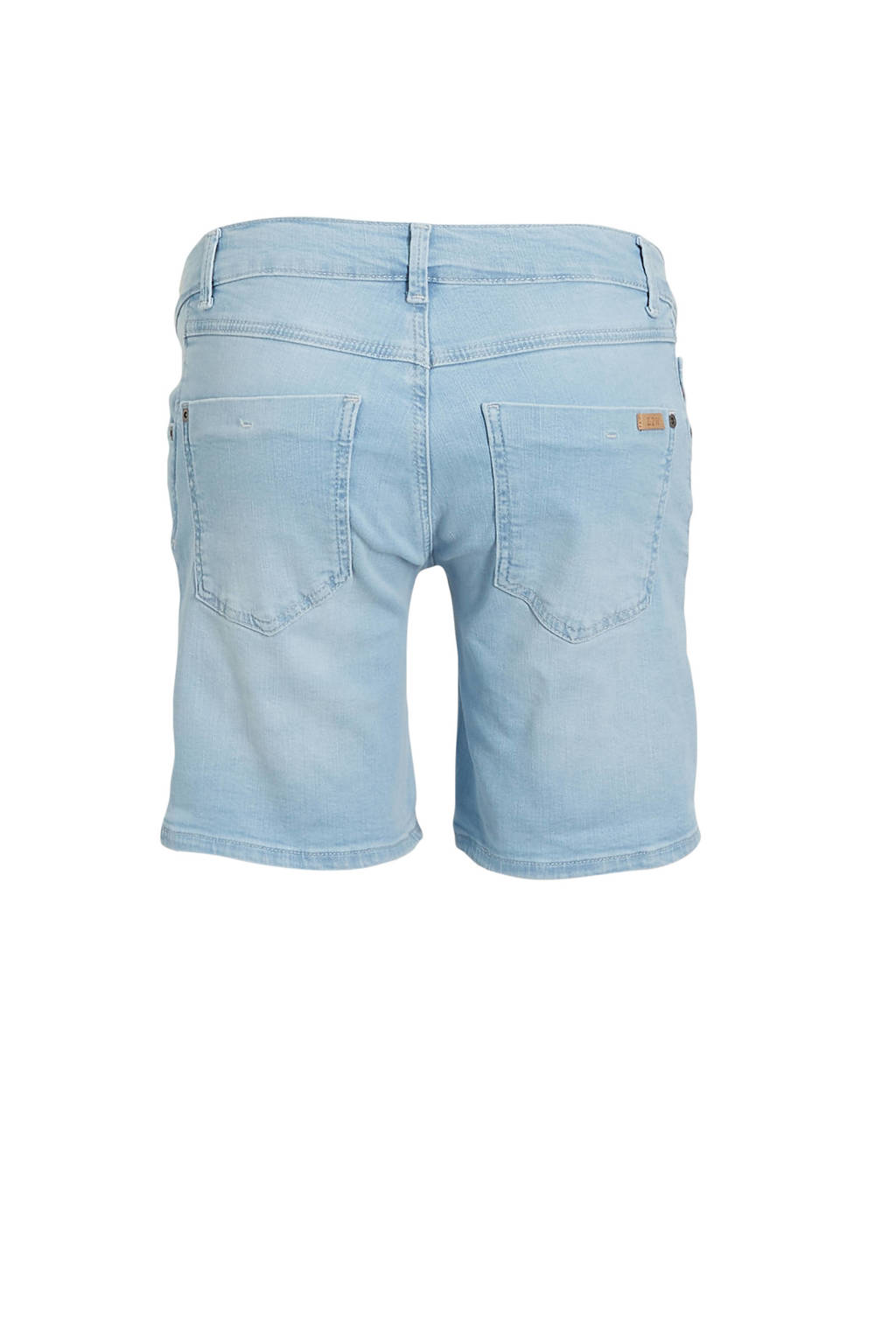 LOVE2WAIT slim fit denim short lichtblauw