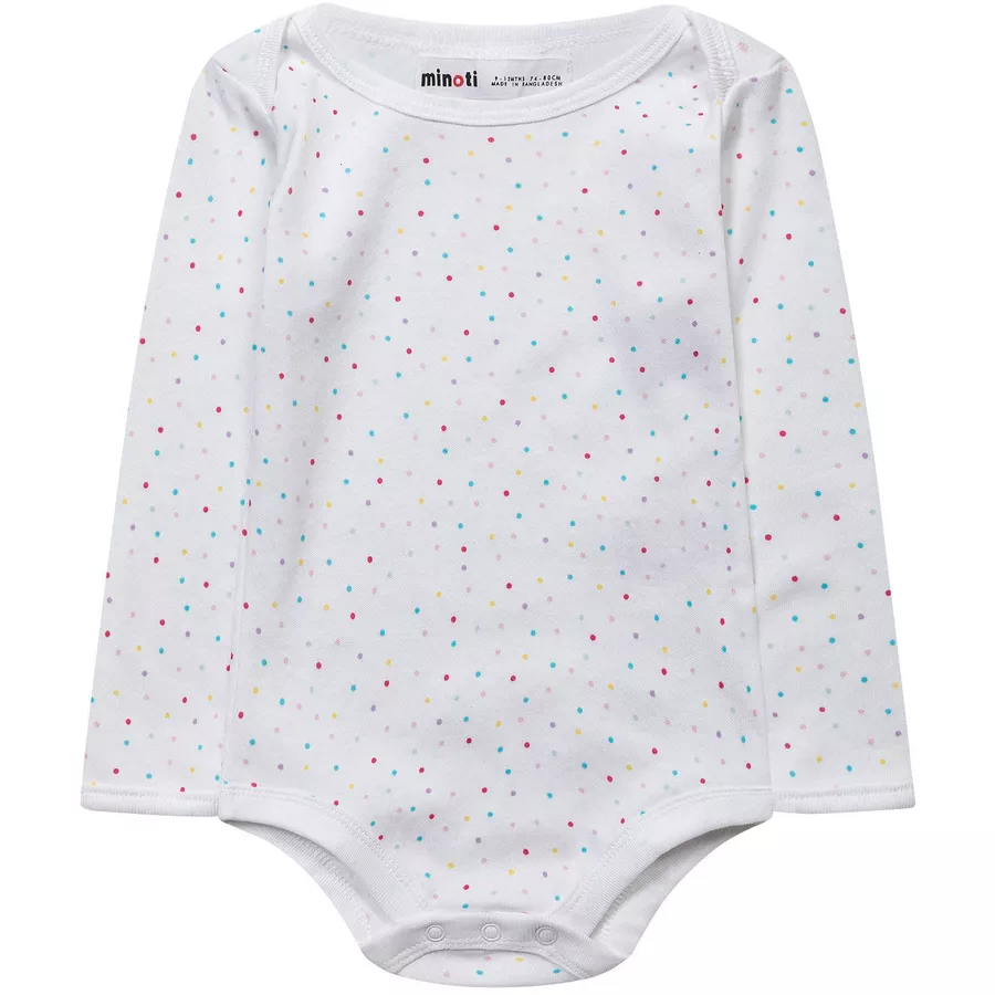 MINOTI 7er-Pack Bodys RosaWeiß
