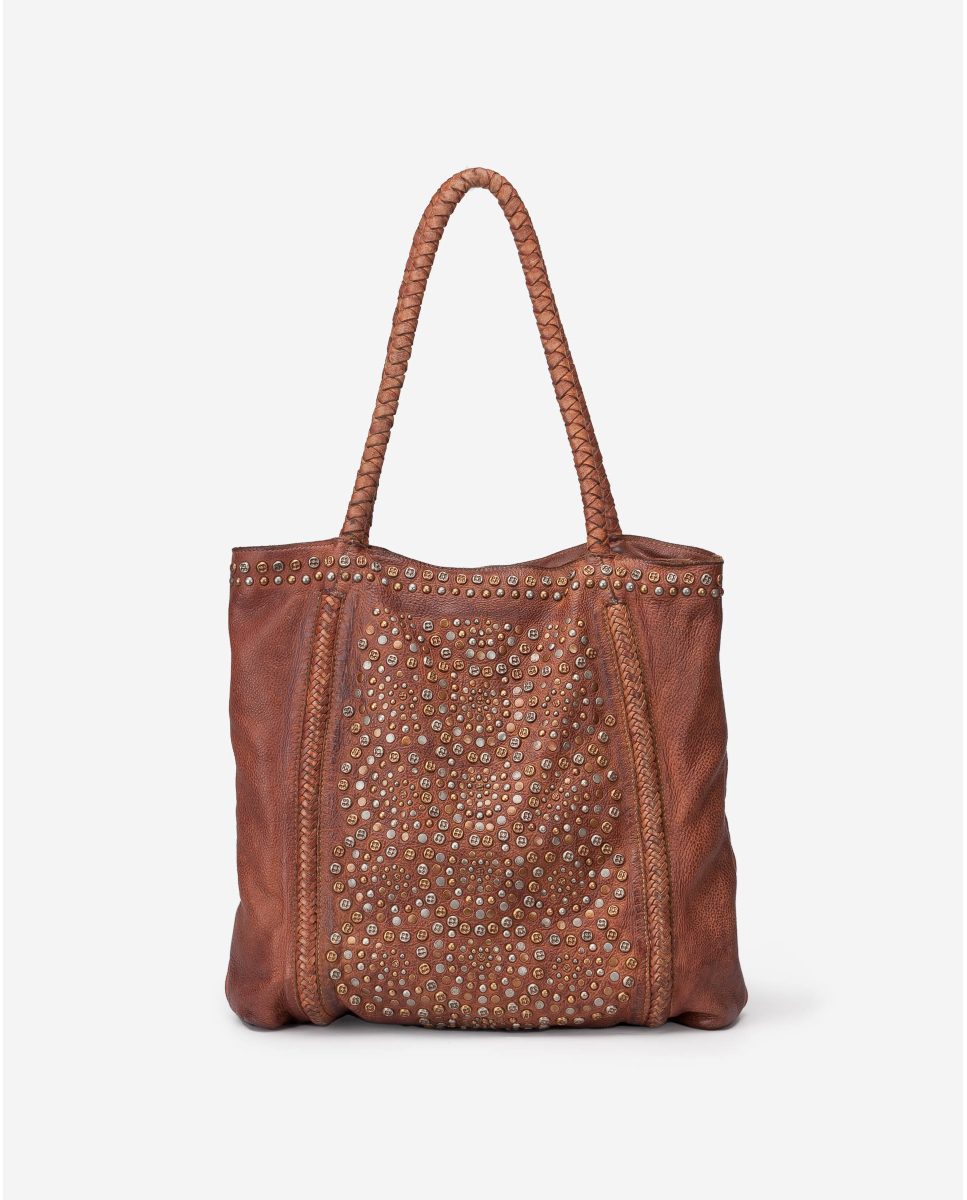 Biba Barcelona Heritage Schoudertas Kodiak Cuero