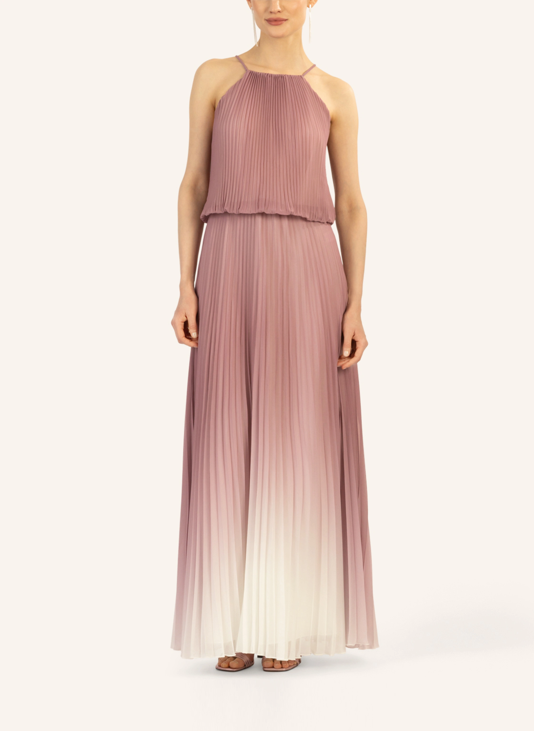 APART langes Plisseekleid