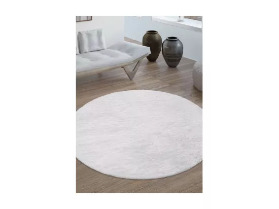 Tapis doux - LUMIA Ecru 160*160