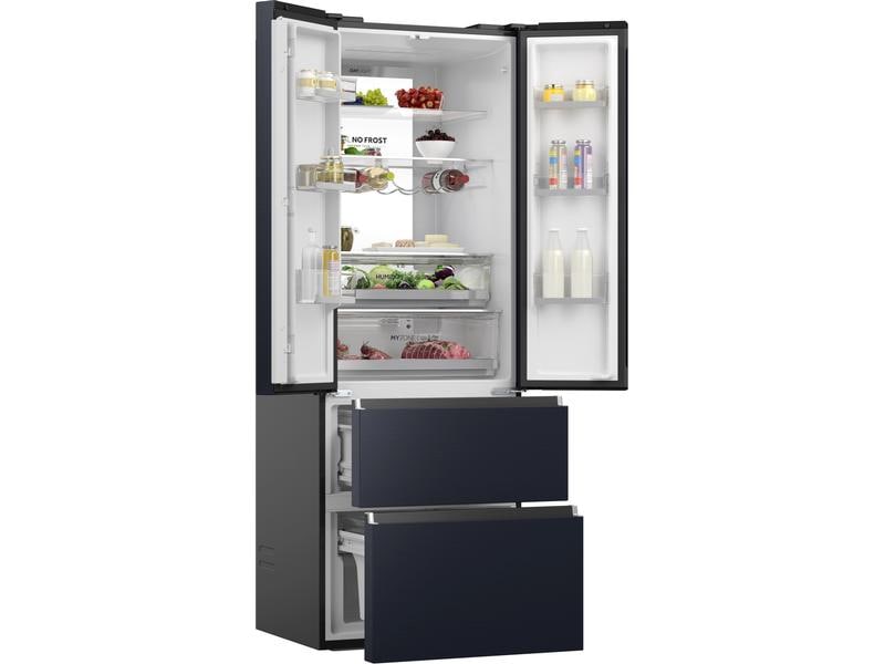 Haier Foodcenter HFW7720ENMB Schwarz Side by Side Kühlgerät