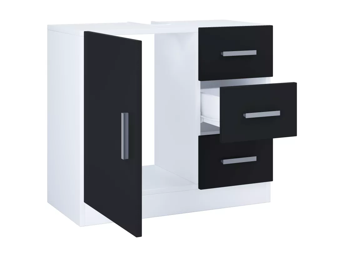 Armoire de salle de bain en bois Zalo XL Tiroir