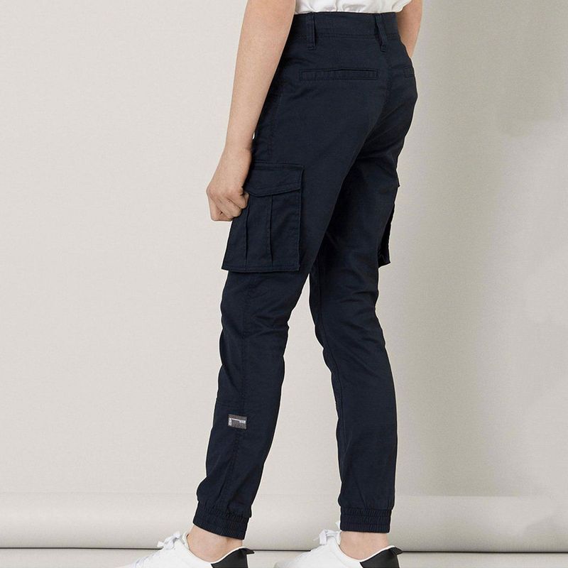 Cargo Broek - Zwart - Twill - Regular Fit