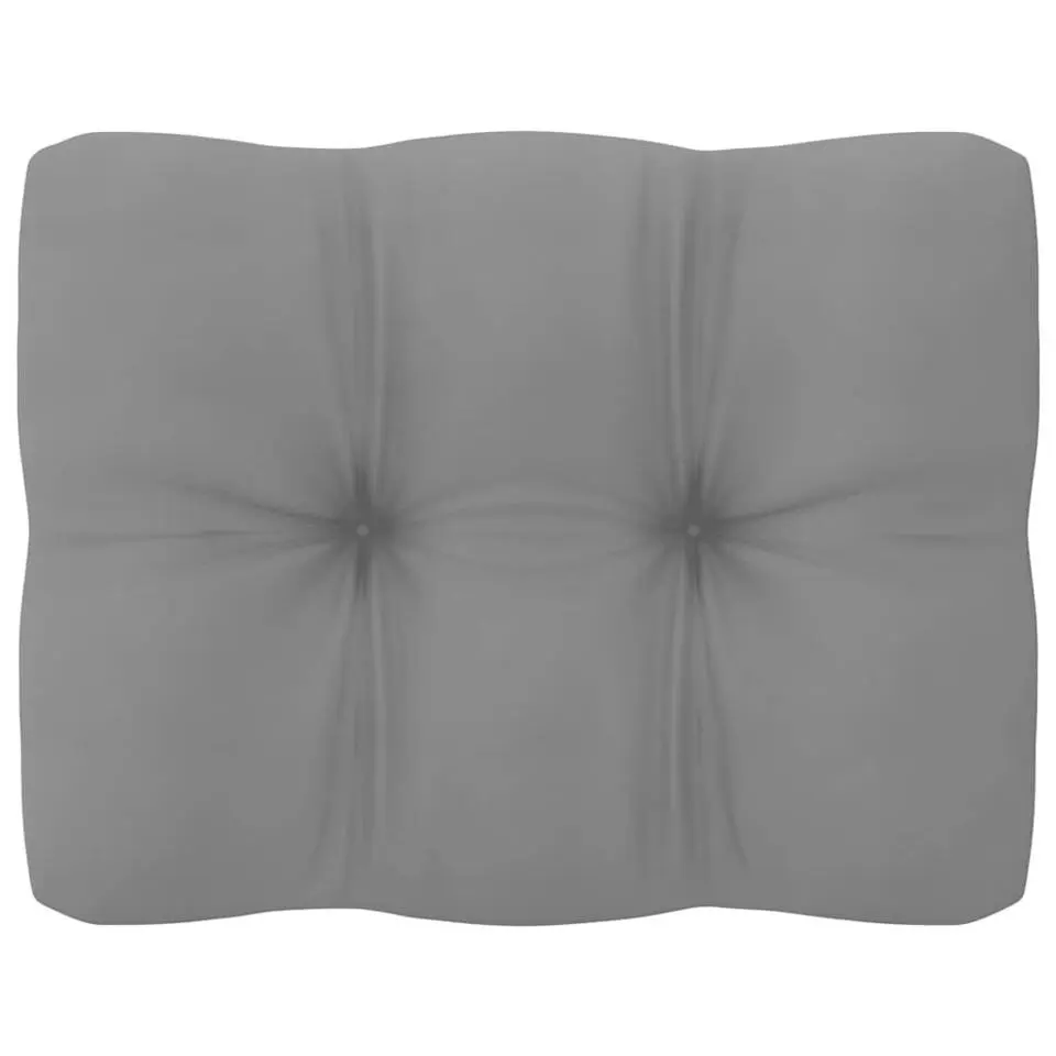 vidaXL - Loungeset - Grijs - Grenenhout