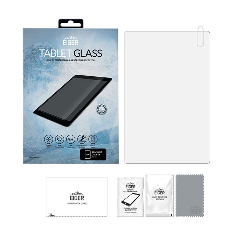 Samsung Galaxy Tab S8  Plus / Tab S7  Plus 2.5D Panzer Glas Displayschutz Case Friendly (EGSP00659)