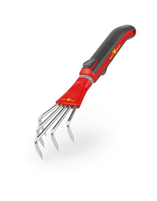 Wolf-Garten Klauwtje + Steeltje - Tuinhandgereedschap - Rood Geel