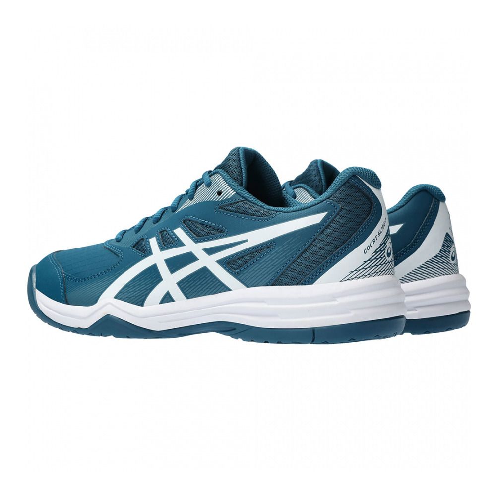 Asics COURT SLIDE 3 - Chaussures de tennis Homme restful teal/white