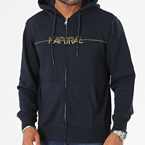 Sweat Zippé Capuche Rolan Noir