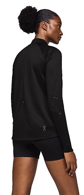 ON RUNNING - T-SHIRT ML DEMI ZIP CLIMATE SHIRT W