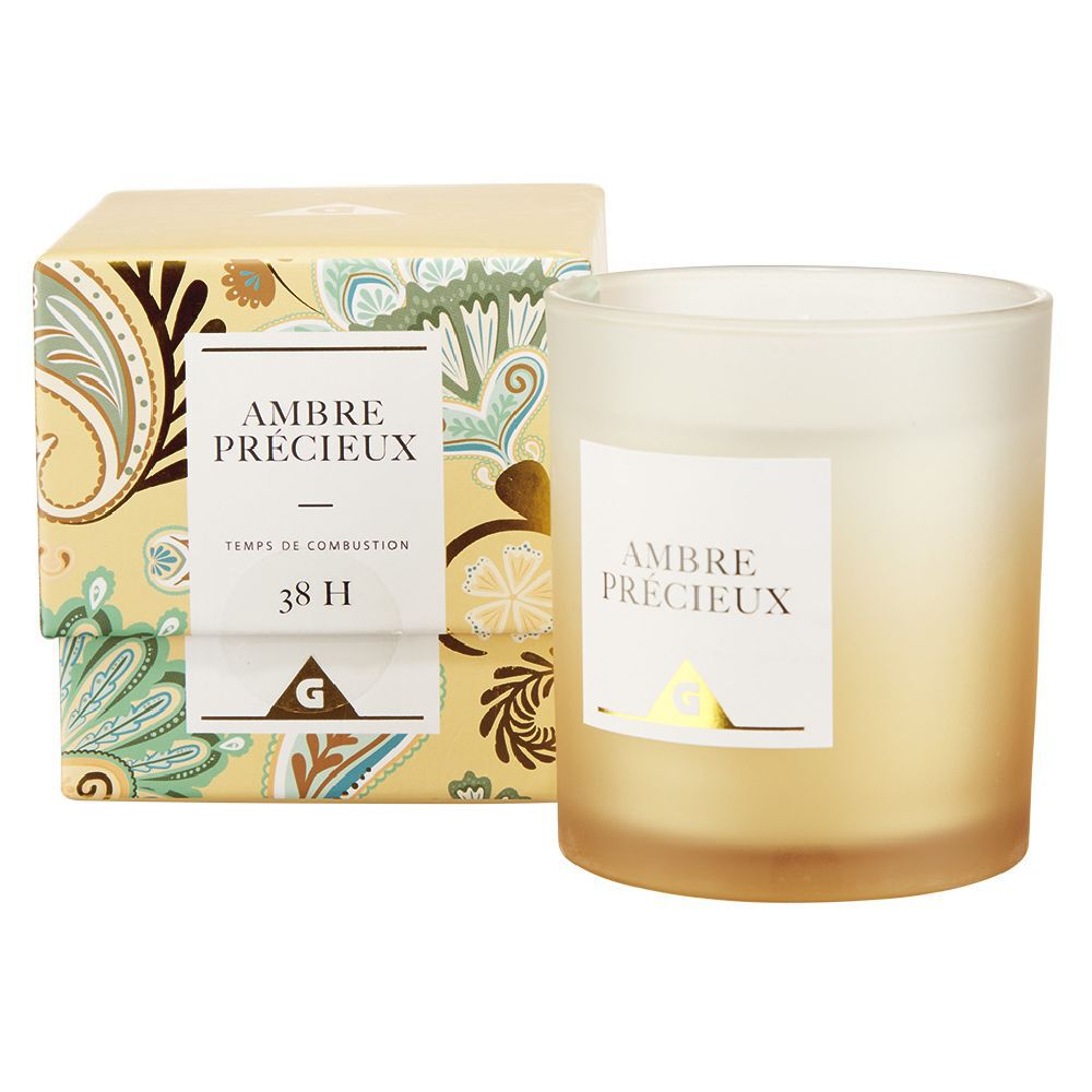 Coffret bougie Ambre précieux