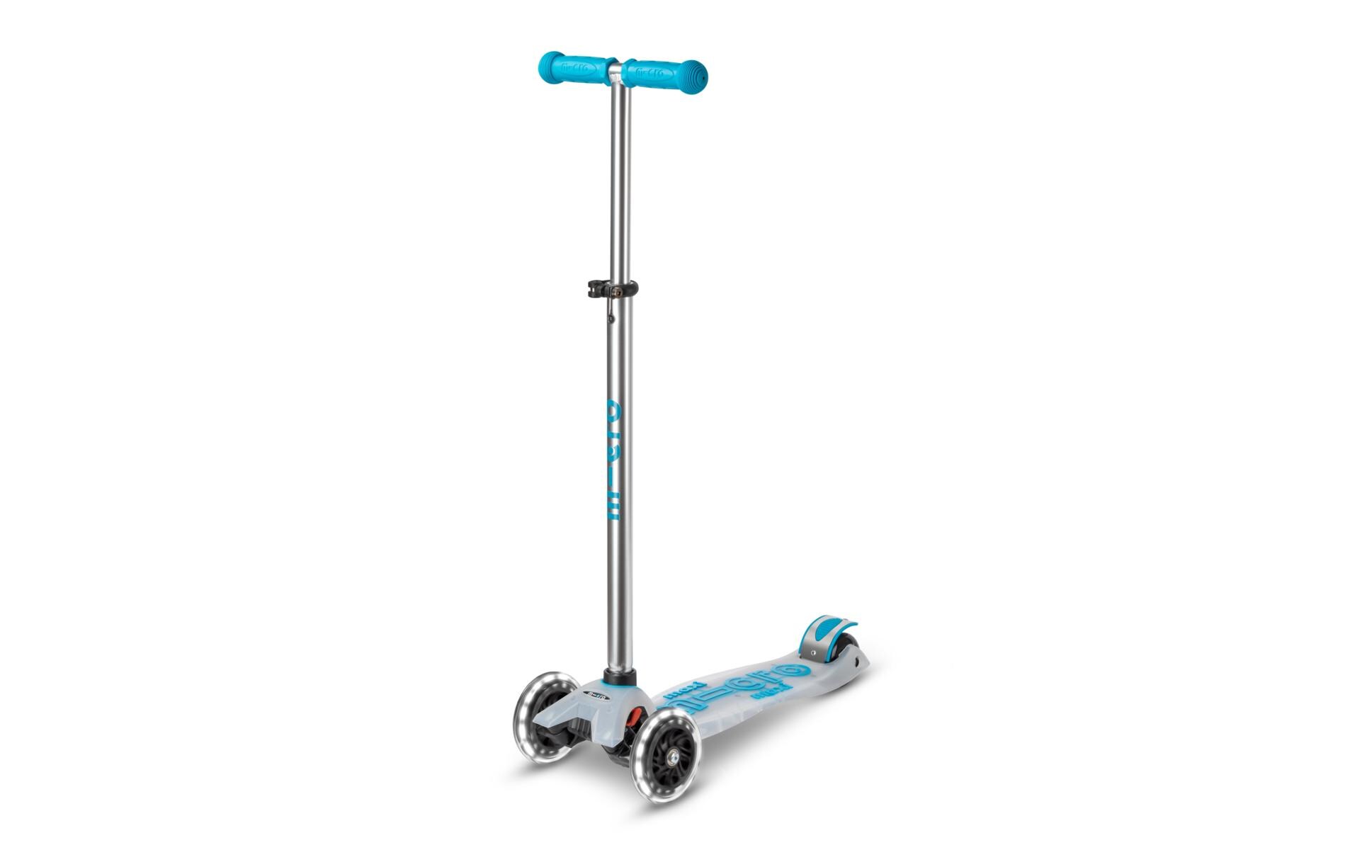 Kickboard Deluxe Flux LED Aqua<br>Scooter