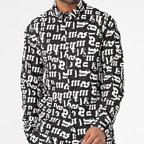 Ensemble Chemise Manches Longues Et Pantalon Jogging Noir
