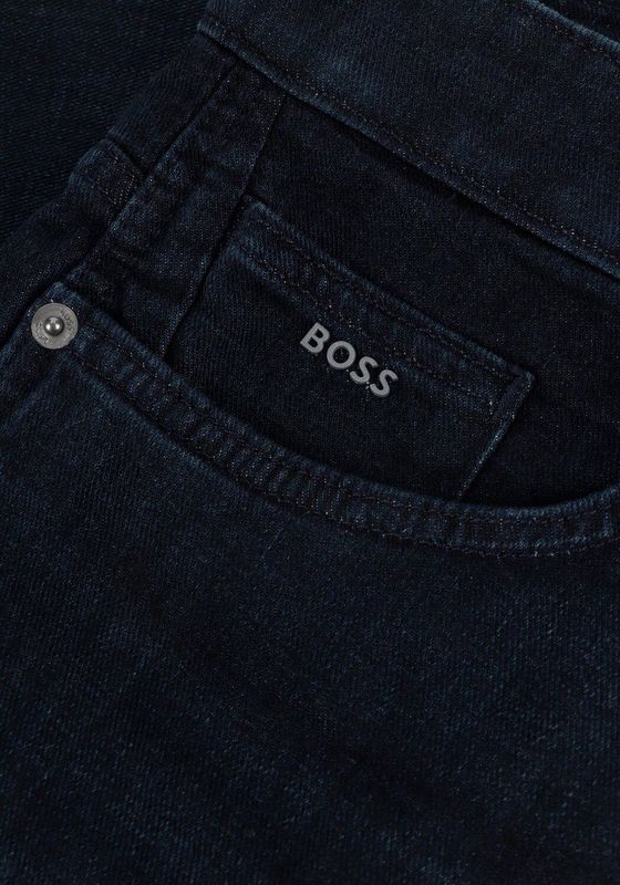 BOSS BLACK Delaware 10263151 01 Jeans Heren - Broek - Donkerblauw