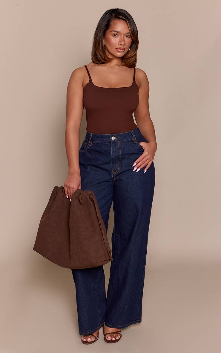 Chocolat Body Sculptant À Bretelles Avec Soutien-gorge Intégré