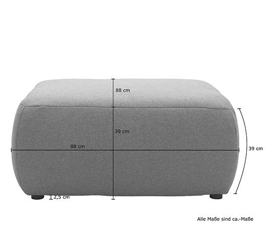 DOMO collection Hocker »Cesena«, beige